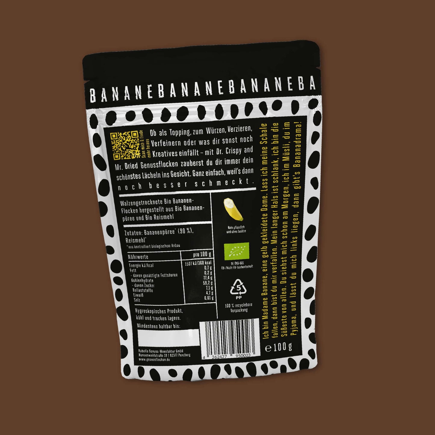 Genussflocken Bio Banane