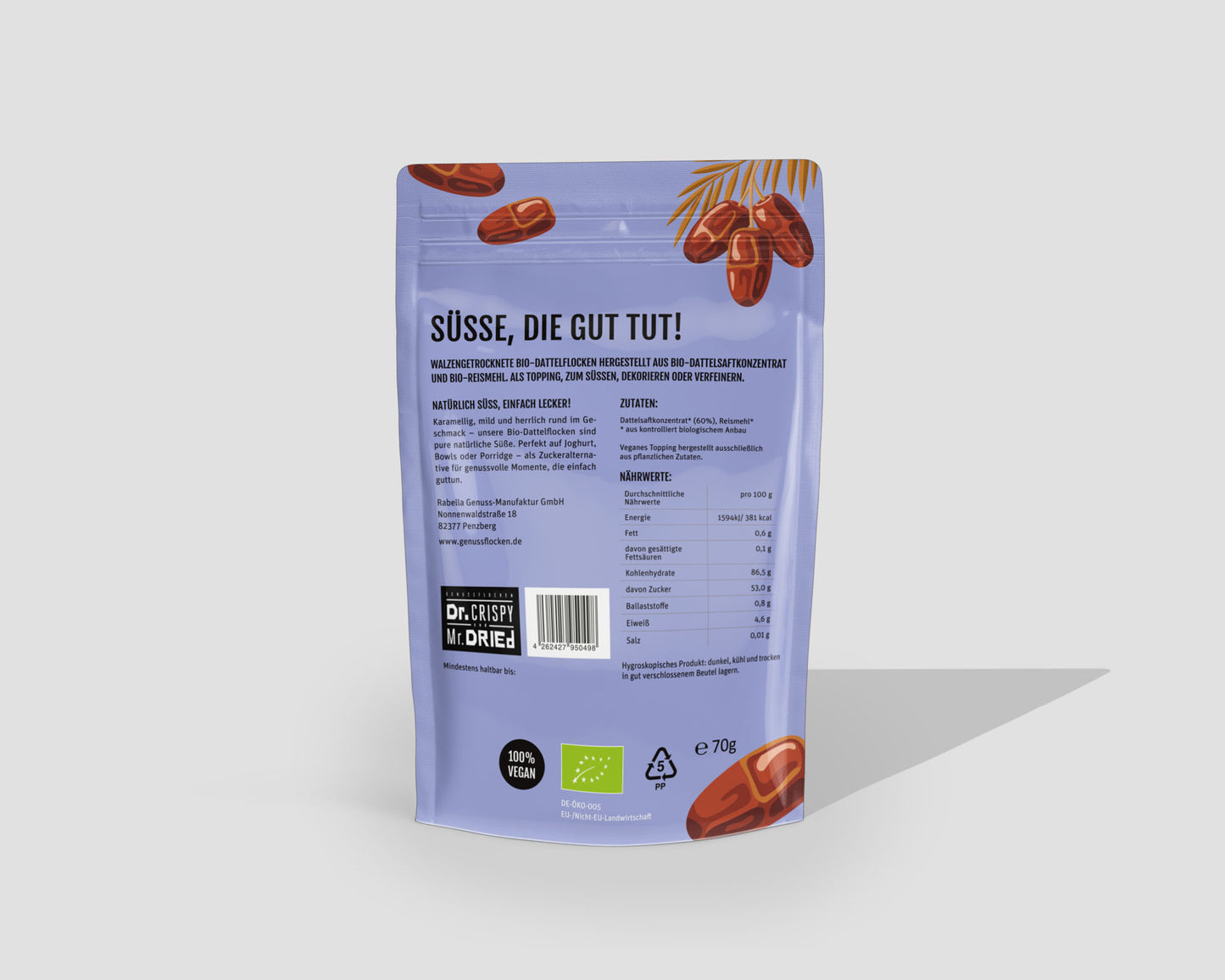 Genussflocken Bio Dattel