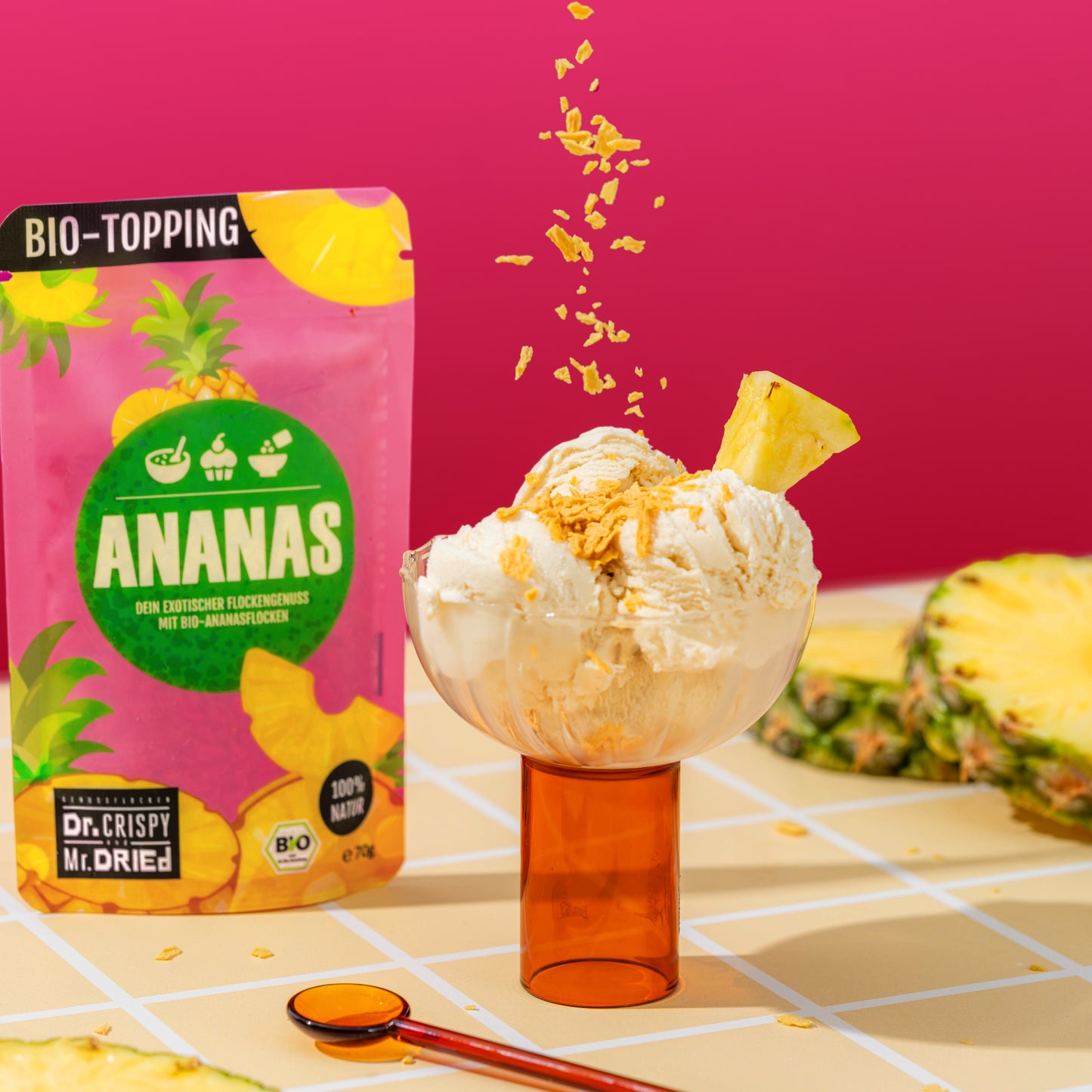 Genussflocken Bio Ananas