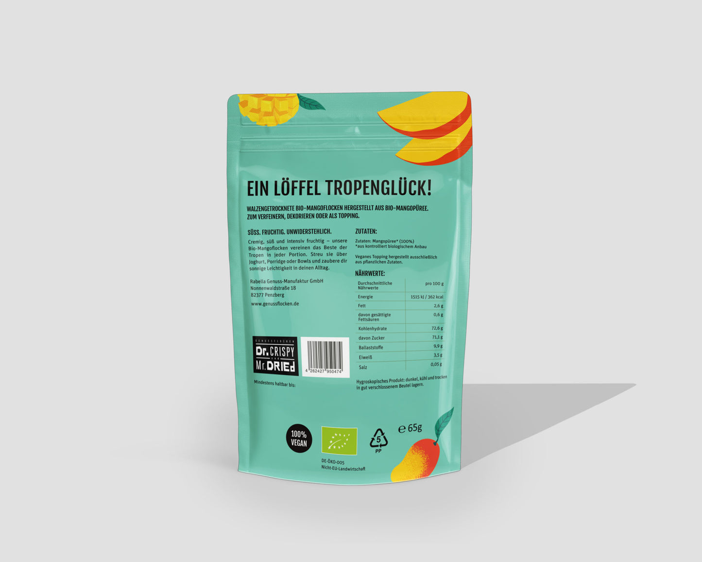 Genussflocken Bio Mango